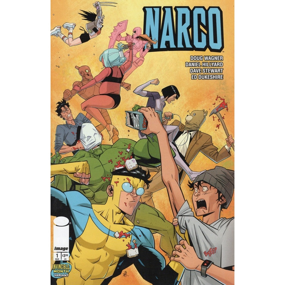 Narco #1 Cover D Daniel Hillyard & Dave Stewart Invincible Team Up Variant